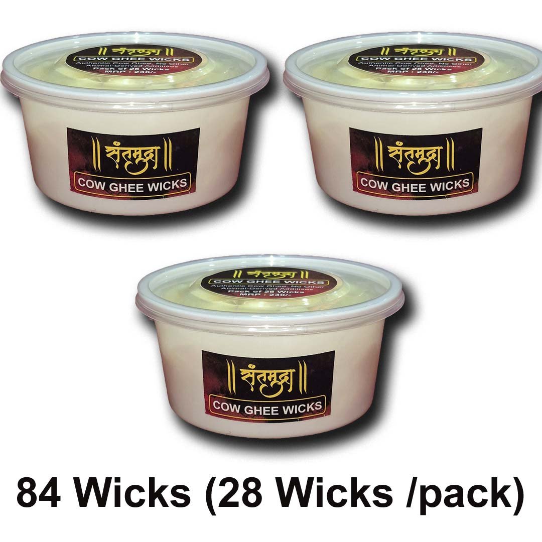 ddb30a_0c6e00db1dda44dfac0710798fbc5c31mv2.jpg COW GHEE WICKS 84 N 3 Packs (28 Per Pack) - Image 1