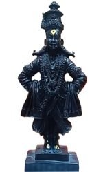 Shri VITTHAL Murti (Idol Statue) (Colour-Black,Size-12 Inch)