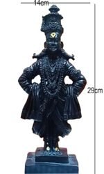 Shri VITTHAL Murti (Idol Statue) (Colour-Black,Size-12 Inch) - Image 3