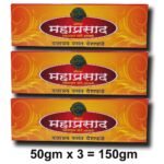 MAHAPRASAD AGARBATTI 150gm (Pack of 3) 50gm x 3 = 150gm