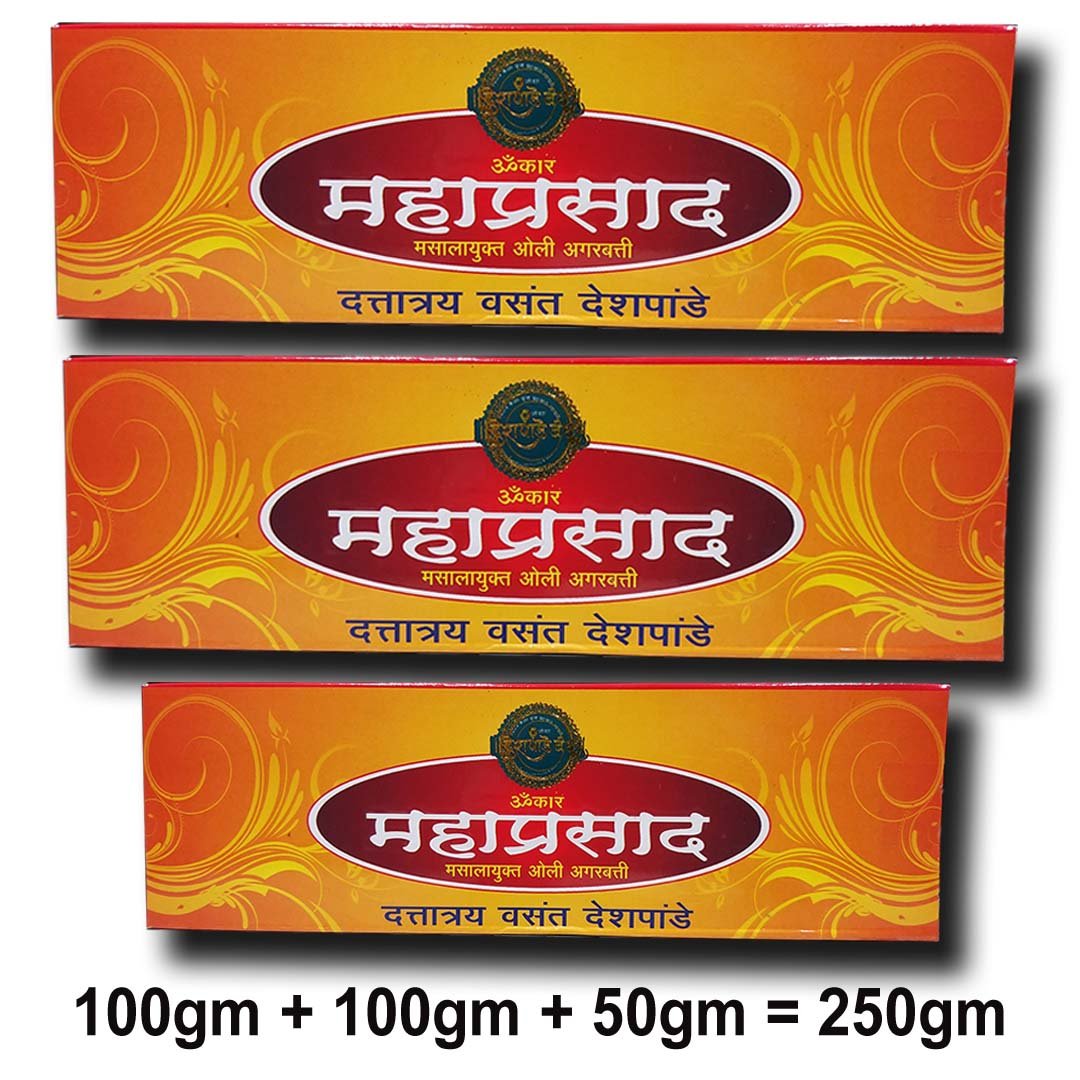 ddb30a_79b31ecba86343c1821540b491dbd59bmv2.jpg MAHAPRASAD AGARBATTI 250gm (100gm+100gm+50gm=250gm) - Image 1