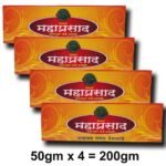 MAHAPRASAD AGARBATTI 200gm (Pack of 4) 50gm x 4 = 200gm